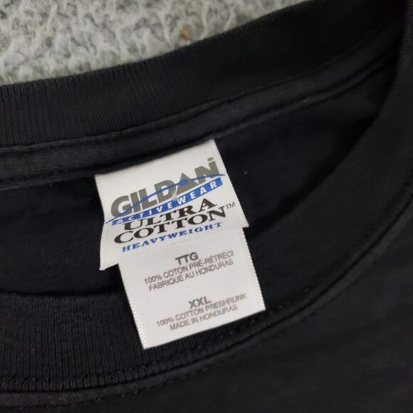 VINTAGE Beatles Shirt Mens 2XL Black 03 Fest For Beatles Fans Graphic Band Music - Picture 2 of 9